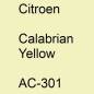 Preview: Citroen, Calabrian Yellow, AC-301.